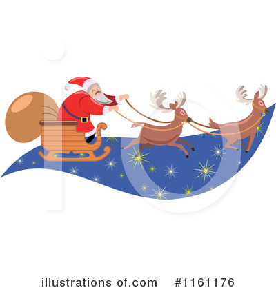 Royalty-Free (RF) Santa Clipart Illustration by Frisko - Stock Sample #1161176