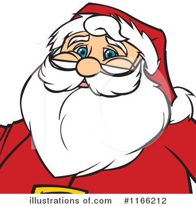 Royalty-Free (RF) Santa Clipart Illustration by Cartoon Solutions - Stock Sample #1166212