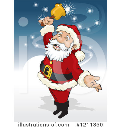 Royalty-Free (RF) Santa Clipart Illustration by David Rey - Stock Sample #1211350