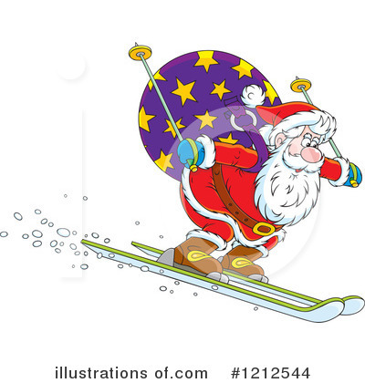 Royalty-Free (RF) Santa Clipart Illustration by Alex Bannykh - Stock Sample #1212544