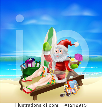 Royalty-Free (RF) Santa Clipart Illustration by AtStockIllustration - Stock Sample #1212915