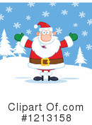 Santa Clipart #1213158 by Hit Toon