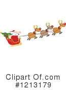 Santa Clipart #1213179 by Hit Toon