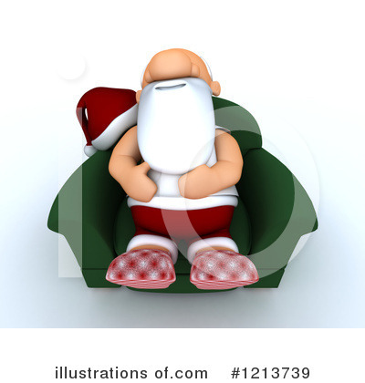 Royalty-Free (RF) Santa Clipart Illustration by KJ Pargeter - Stock Sample #1213739