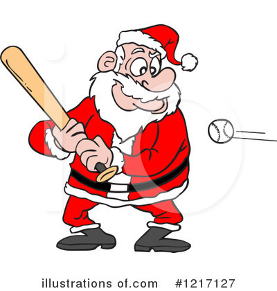 Royalty-Free (RF) Santa Clipart Illustration by LaffToon - Stock Sample #1217127