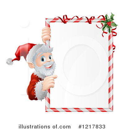 Royalty-Free (RF) Santa Clipart Illustration by AtStockIllustration - Stock Sample #1217833