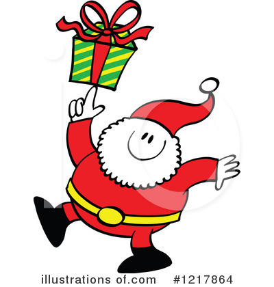 Royalty-Free (RF) Santa Clipart Illustration by Zooco - Stock Sample #1217864