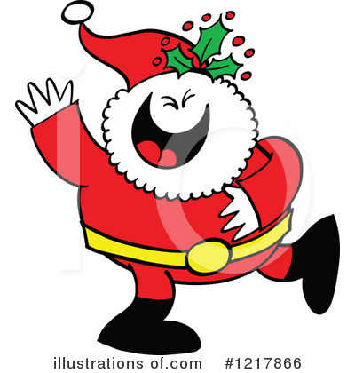 Royalty-Free (RF) Santa Clipart Illustration by Zooco - Stock Sample #1217866