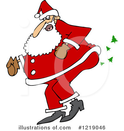 Royalty-Free (RF) Santa Clipart Illustration by djart - Stock Sample #1219046
