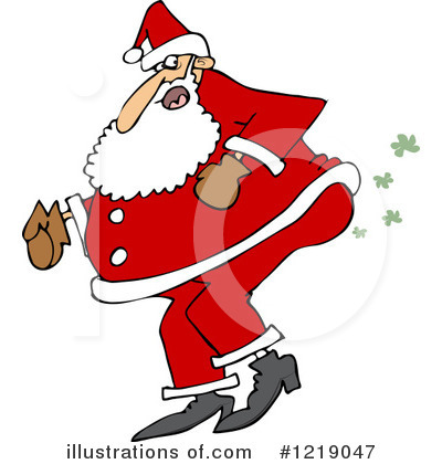 Royalty-Free (RF) Santa Clipart Illustration by djart - Stock Sample #1219047