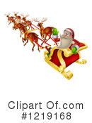 Santa Clipart #1219168 by AtStockIllustration