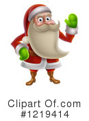 Santa Clipart #1219414 by AtStockIllustration