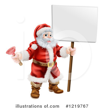 Royalty-Free (RF) Santa Clipart Illustration by AtStockIllustration - Stock Sample #1219767