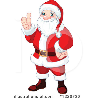 Royalty-Free (RF) Santa Clipart Illustration by Pushkin - Stock Sample #1220726