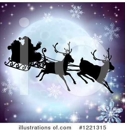 Royalty-Free (RF) Santa Clipart Illustration by AtStockIllustration - Stock Sample #1221315