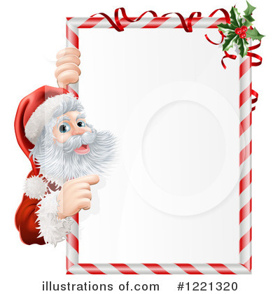 Royalty-Free (RF) Santa Clipart Illustration by AtStockIllustration - Stock Sample #1221320