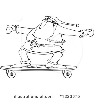 Skateboarding Clipart #1223675 by djart