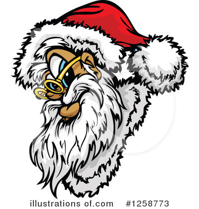 Royalty-Free (RF) Santa Clipart Illustration by Chromaco - Stock Sample #1258773