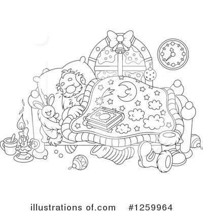 Royalty-Free (RF) Santa Clipart Illustration by Alex Bannykh - Stock Sample #1259964