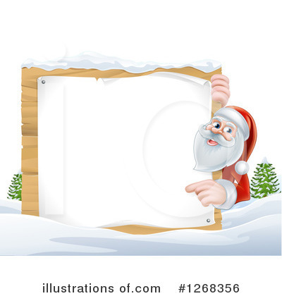 Royalty-Free (RF) Santa Clipart Illustration by AtStockIllustration - Stock Sample #1268356