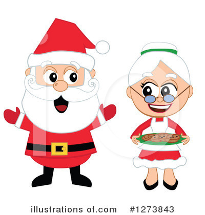 Royalty-Free (RF) Santa Clipart Illustration by peachidesigns - Stock Sample #1273843