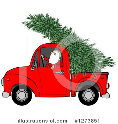Royalty-Free (RF) Santa Clipart Illustration by djart - Stock Sample #1273851