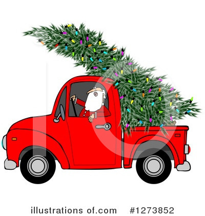 Royalty-Free (RF) Santa Clipart Illustration by djart - Stock Sample #1273852