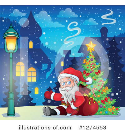 Santas Sack Clipart #1274553 by visekart
