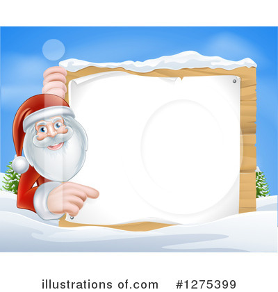 Royalty-Free (RF) Santa Clipart Illustration by AtStockIllustration - Stock Sample #1275399