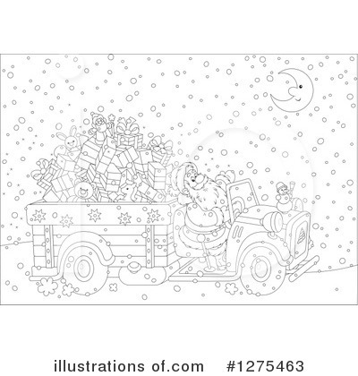 Royalty-Free (RF) Santa Clipart Illustration by Alex Bannykh - Stock Sample #1275463