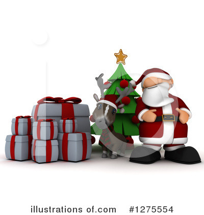Royalty-Free (RF) Santa Clipart Illustration by KJ Pargeter - Stock Sample #1275554