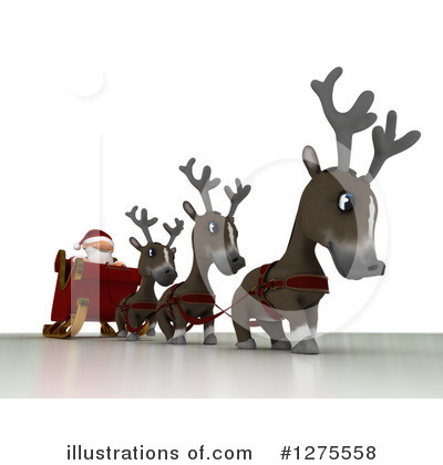 Royalty-Free (RF) Santa Clipart Illustration by KJ Pargeter - Stock Sample #1275558