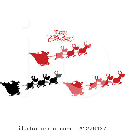 Royalty-Free (RF) Santa Clipart Illustration by Hit Toon - Stock Sample #1276437