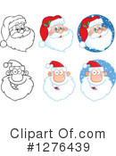 Santa Clipart #1276439 by Hit Toon
