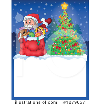 Santas Sack Clipart #1279657 by visekart