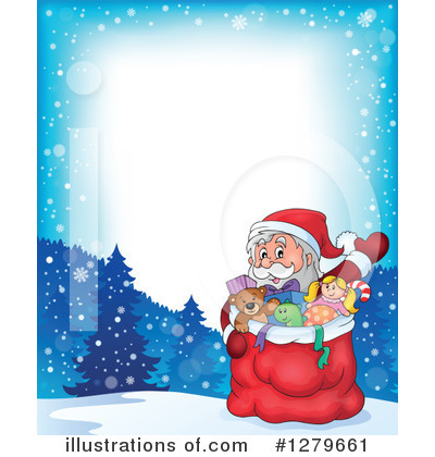 Santas Sack Clipart #1279661 by visekart