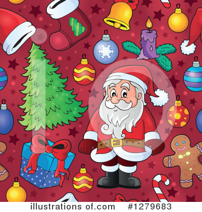 Christmas Pattern Clipart #1279683 by visekart