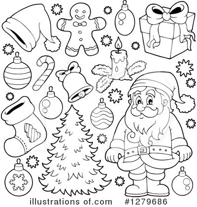 Christmas Stocking Clipart #1279686 by visekart