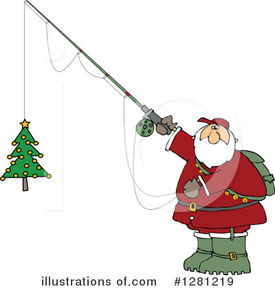 Royalty-Free (RF) Santa Clipart Illustration by djart - Stock Sample #1281219