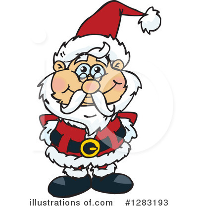 Royalty-Free (RF) Santa Clipart Illustration by Dennis Holmes Designs - Stock Sample #1283193