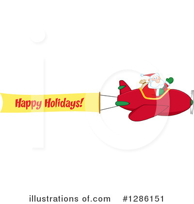Royalty-Free (RF) Santa Clipart Illustration by Hit Toon - Stock Sample #1286151