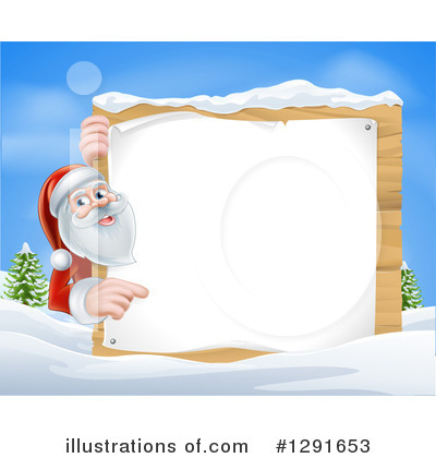 Royalty-Free (RF) Santa Clipart Illustration by AtStockIllustration - Stock Sample #1291653