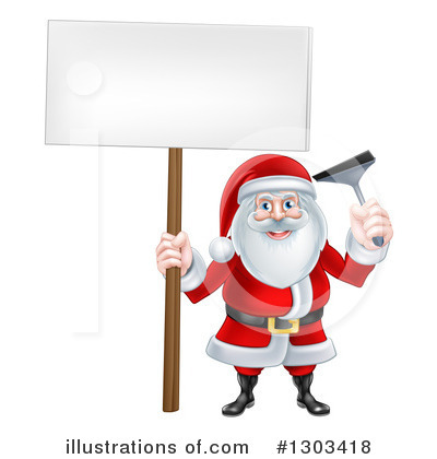 Royalty-Free (RF) Santa Clipart Illustration by AtStockIllustration - Stock Sample #1303418
