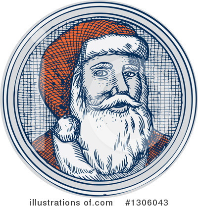 Santa Clipart #1306043 by patrimonio