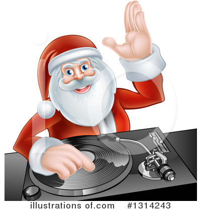 Royalty-Free (RF) Santa Clipart Illustration by AtStockIllustration - Stock Sample #1314243