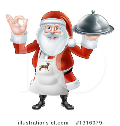 Royalty-Free (RF) Santa Clipart Illustration by AtStockIllustration - Stock Sample #1316979