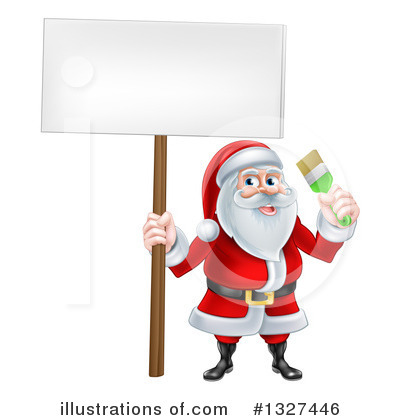Royalty-Free (RF) Santa Clipart Illustration by AtStockIllustration - Stock Sample #1327446