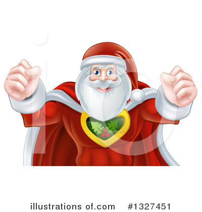 Royalty-Free (RF) Santa Clipart Illustration by AtStockIllustration - Stock Sample #1327451