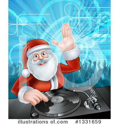 Royalty-Free (RF) Santa Clipart Illustration by AtStockIllustration - Stock Sample #1331659