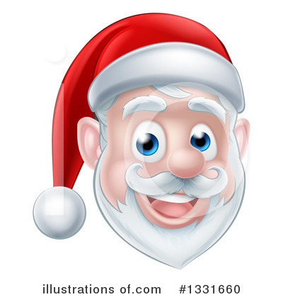 Royalty-Free (RF) Santa Clipart Illustration by AtStockIllustration - Stock Sample #1331660